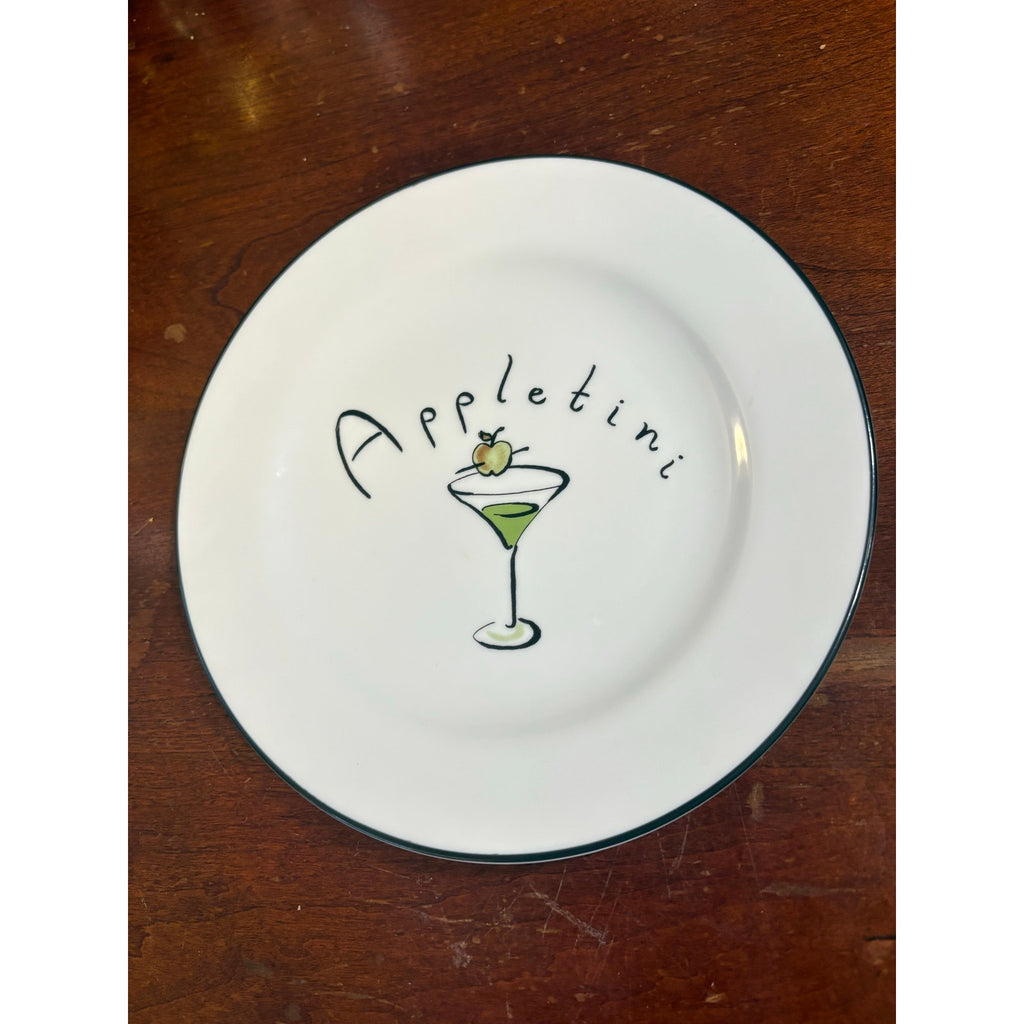 The Cocktail Hour Pottery Barn Plate Set