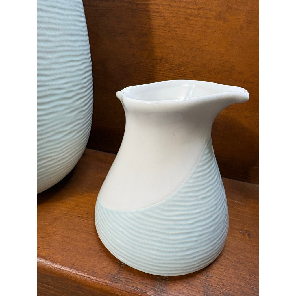 The Seafoam Cottage Pitcher & Creamer Set by Pfaltzgraff