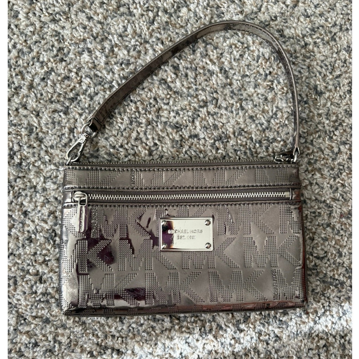 The City Lights Metallic Wristlet by Michael Kors