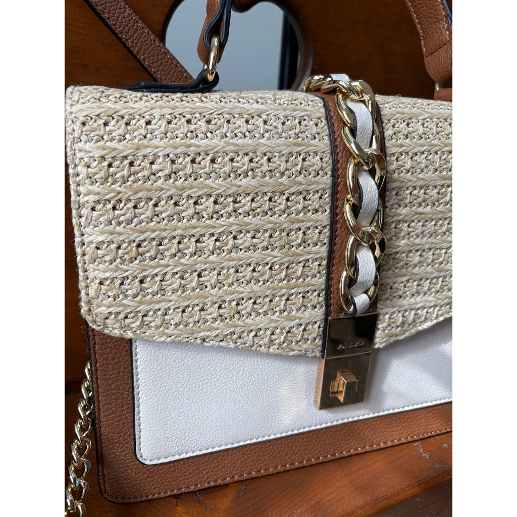 The Coastal Woven Satchel by Aldo