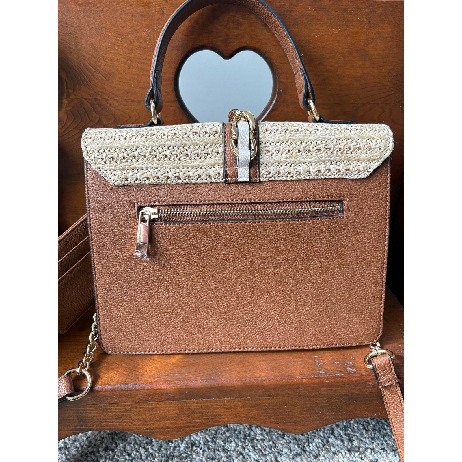 The Coastal Woven Satchel by Aldo