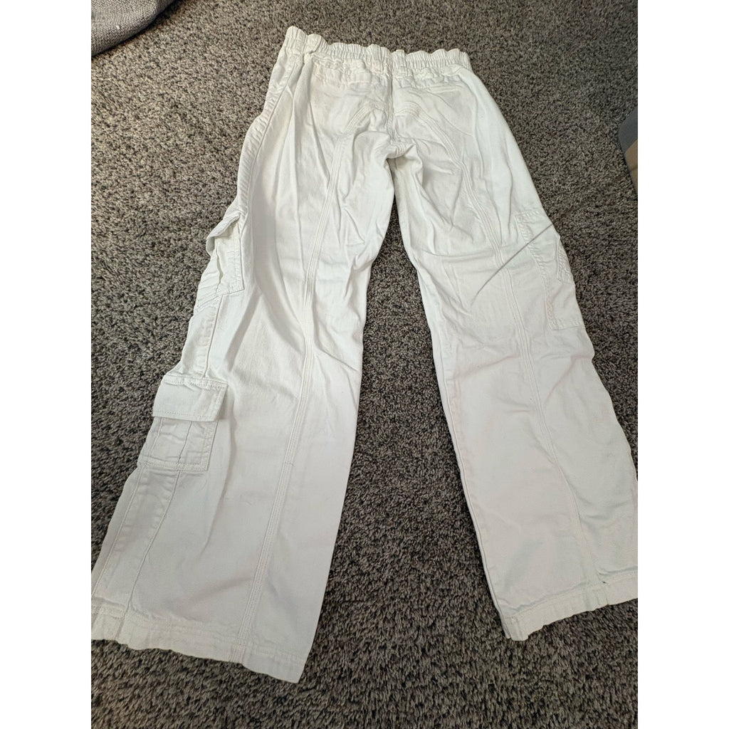 BDG White Cargo Pants – Y2K Wide Leg Utility Pants by Urban Outfitters