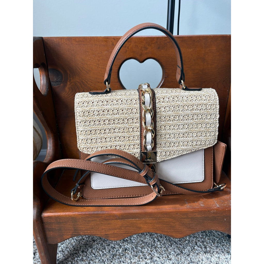 The Coastal Woven Satchel by Aldo