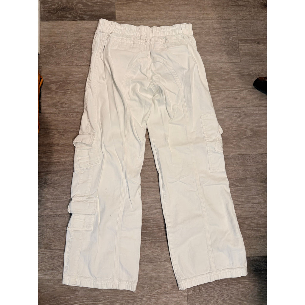 BDG White Cargo Pants – Y2K Wide Leg Utility Pants by Urban Outfitters
