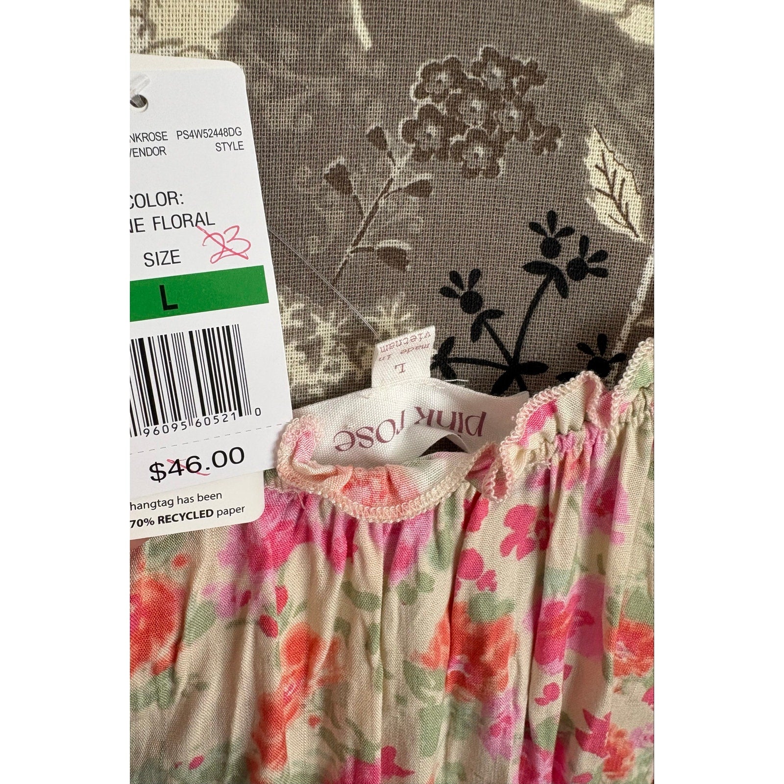 The Rose Garden Handkerchief Dress