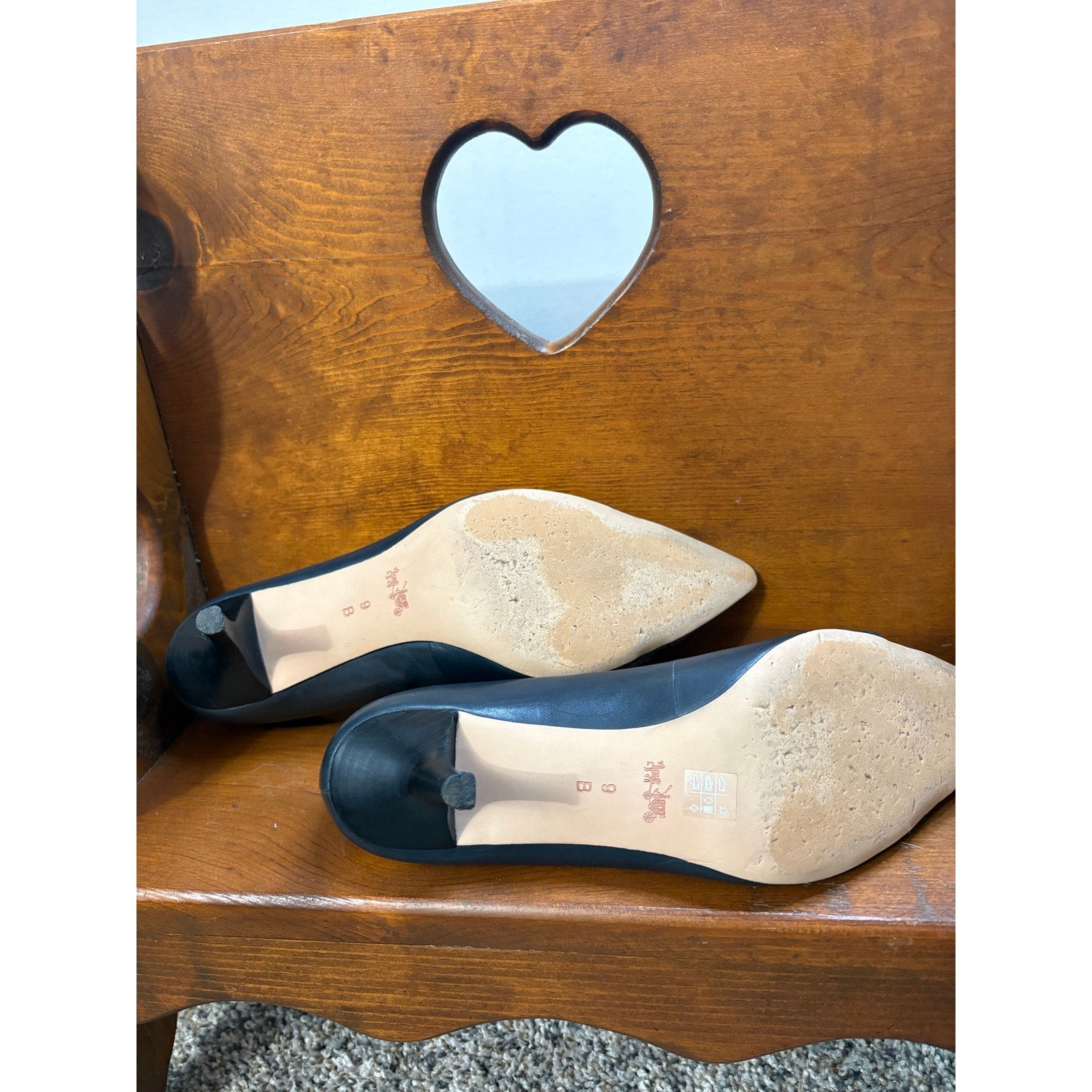 The Midnight Bowery Kitten Heels by Coach, Vintage