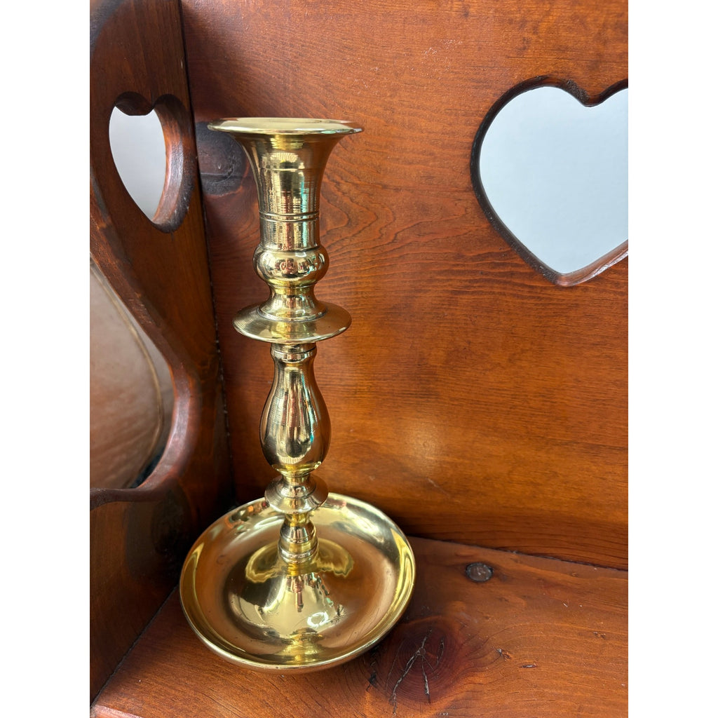 The Golden Heirloom Brass Tulip Candlestick