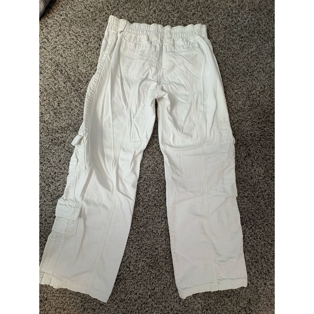 BDG White Cargo Pants – Y2K Wide Leg Utility Pants by Urban Outfitters