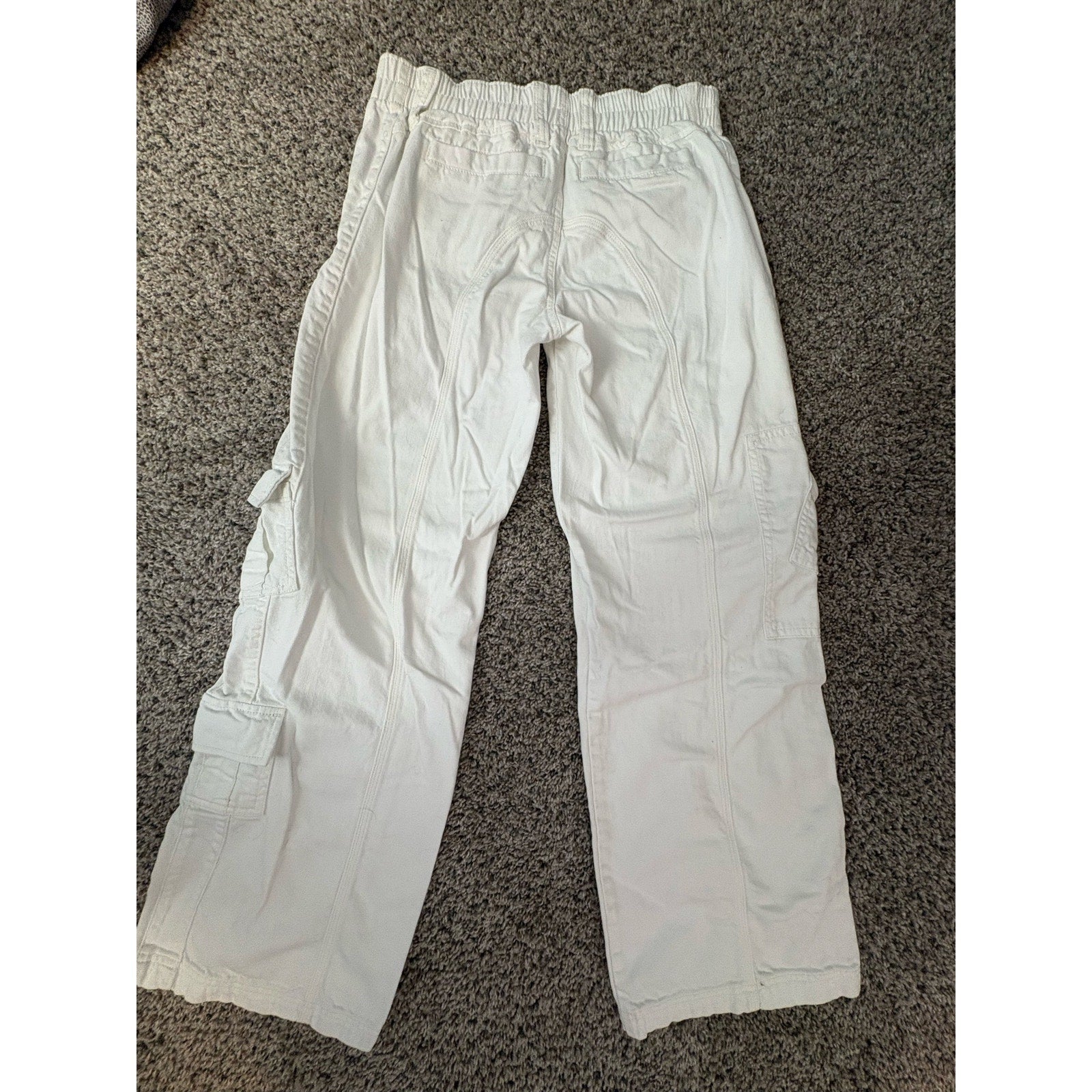 BDG White Cargo Pants – Y2K Wide Leg Utility Pants by Urban Outfitters