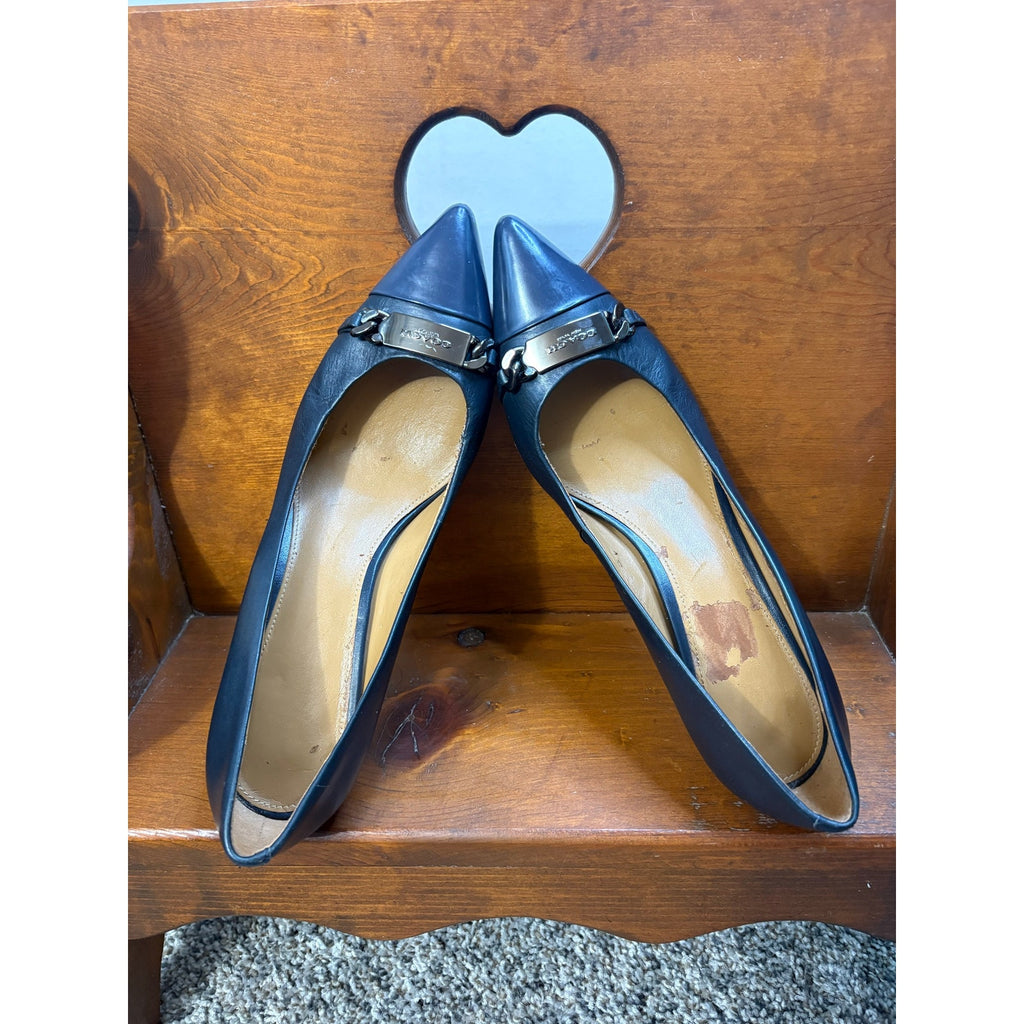 The Midnight Bowery Kitten Heels by Coach, Vintage