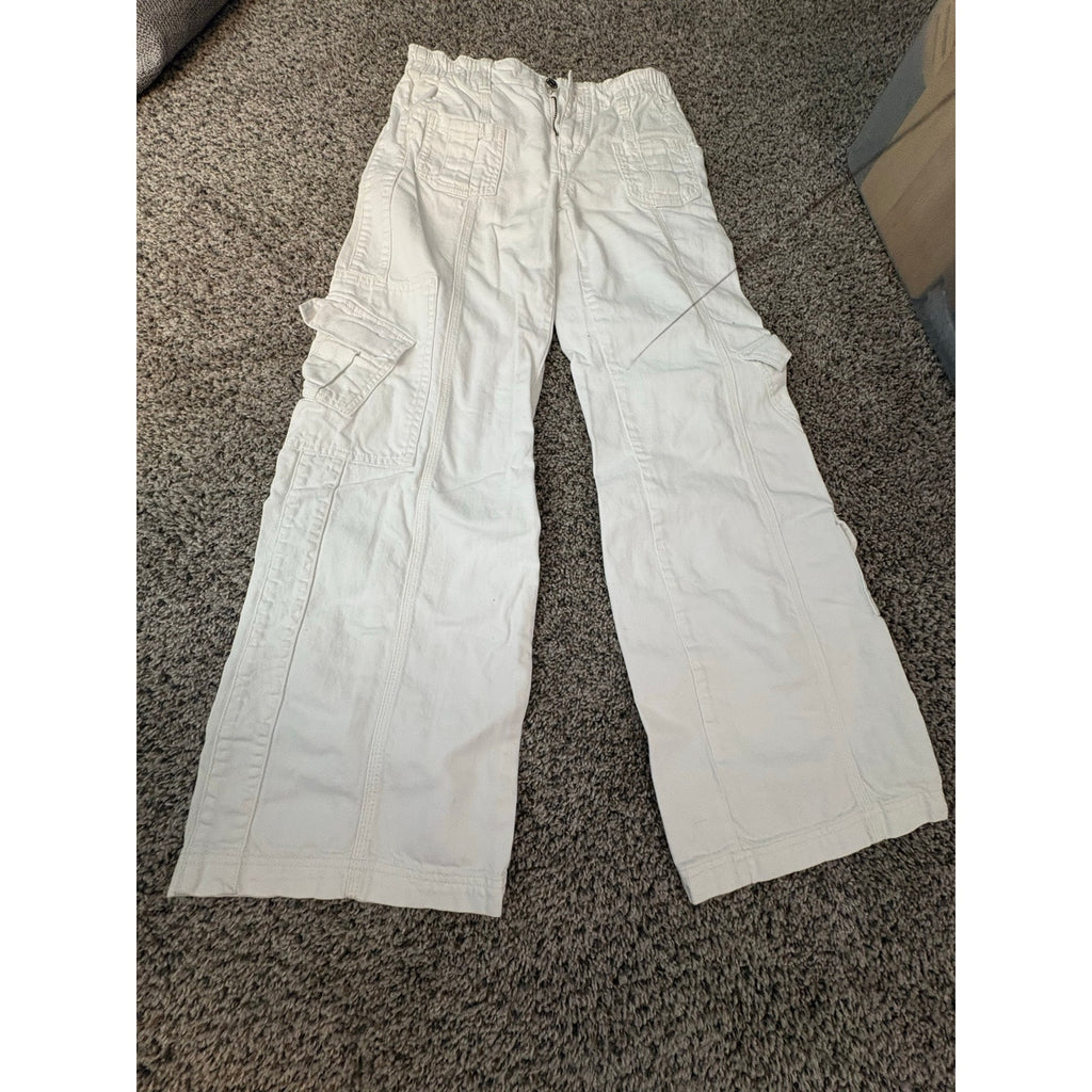 BDG White Cargo Pants – Y2K Wide Leg Utility Pants by Urban Outfitters