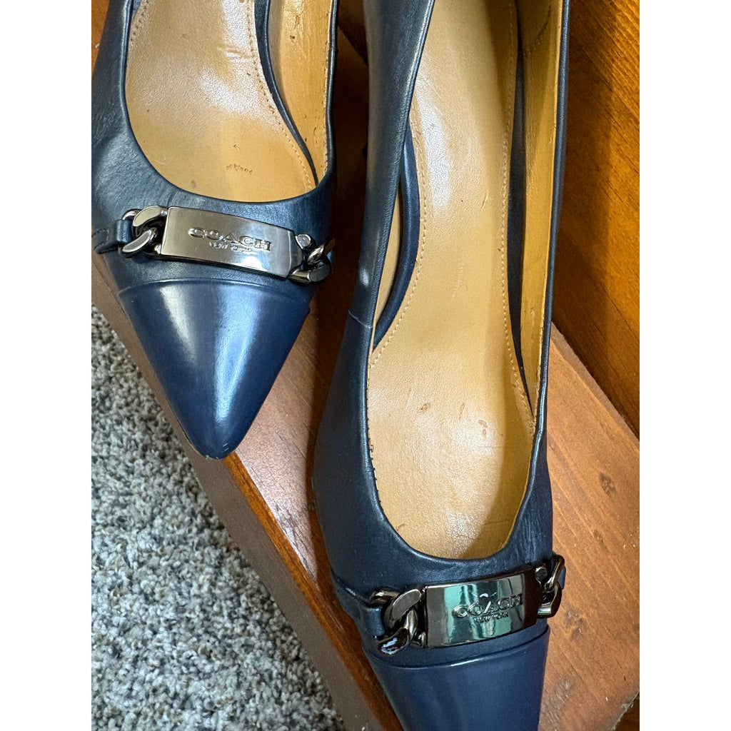 The Midnight Bowery Kitten Heels by Coach, Vintage