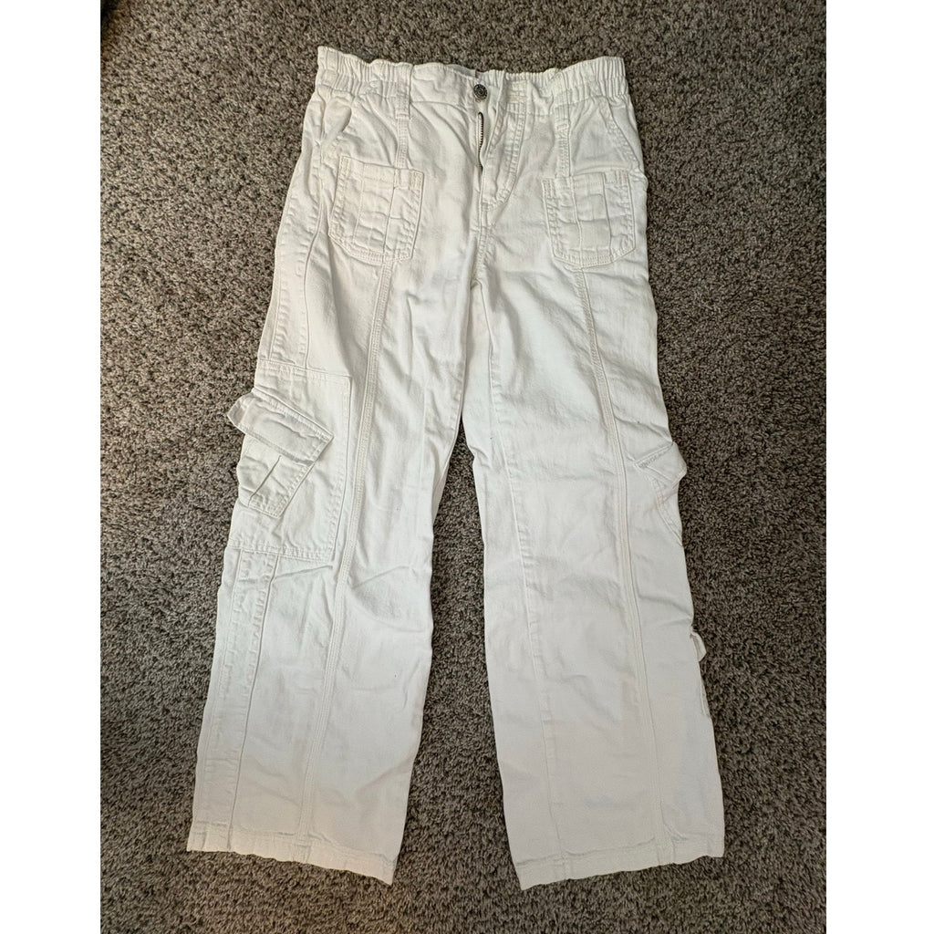 BDG White Cargo Pants – Y2K Wide Leg Utility Pants by Urban Outfitters