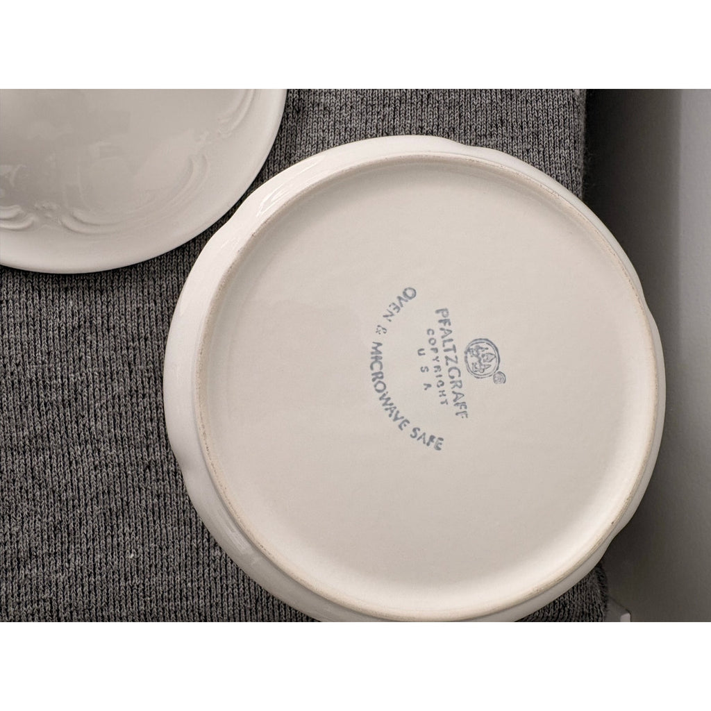 The White Filigree Casserole Dish