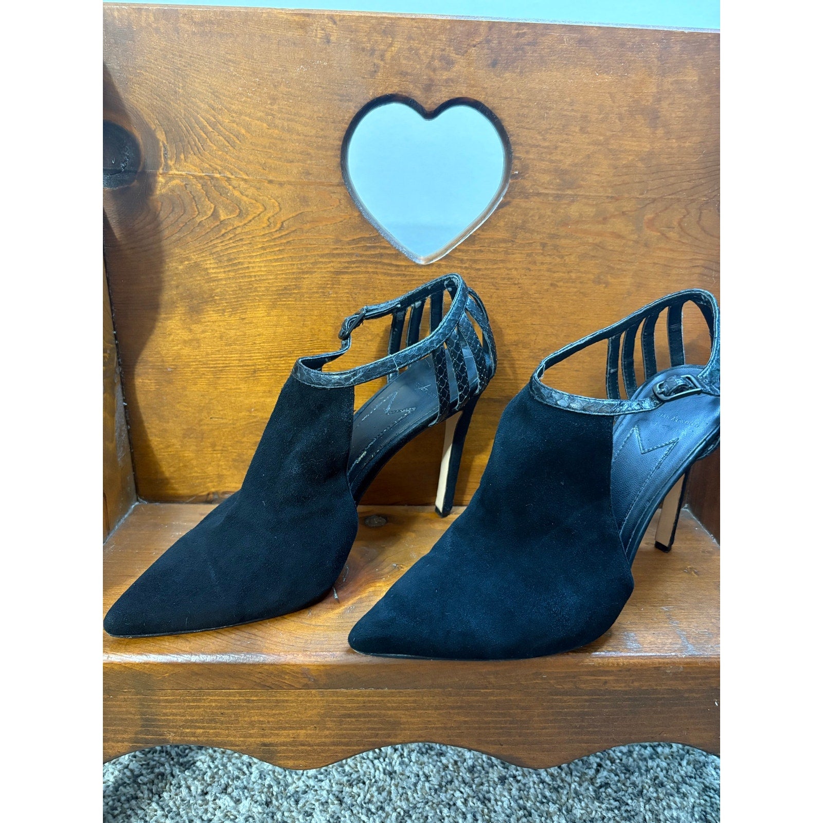 The Midnight Romance Cutout Heels