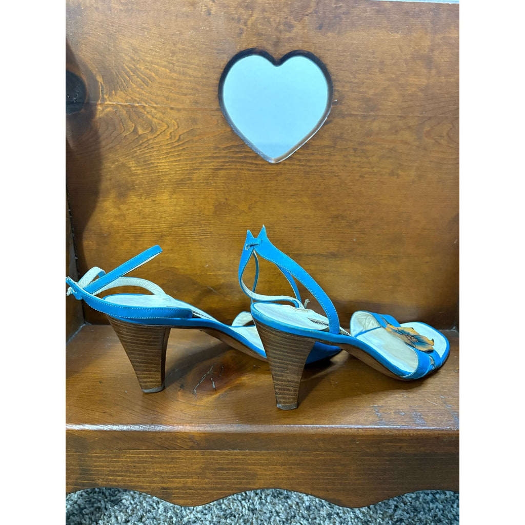 The Venetian Garden Floral Heels- Vintage Baldinini Gimmy