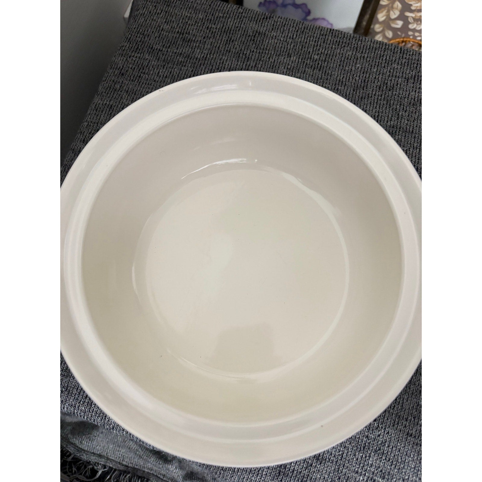 The White Filigree Casserole Dish