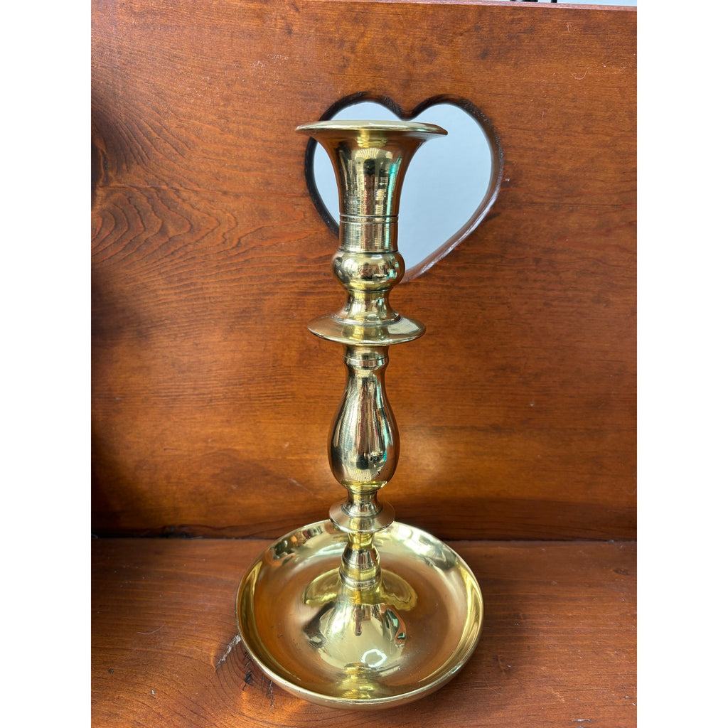 The Golden Heirloom Brass Tulip Candlestick