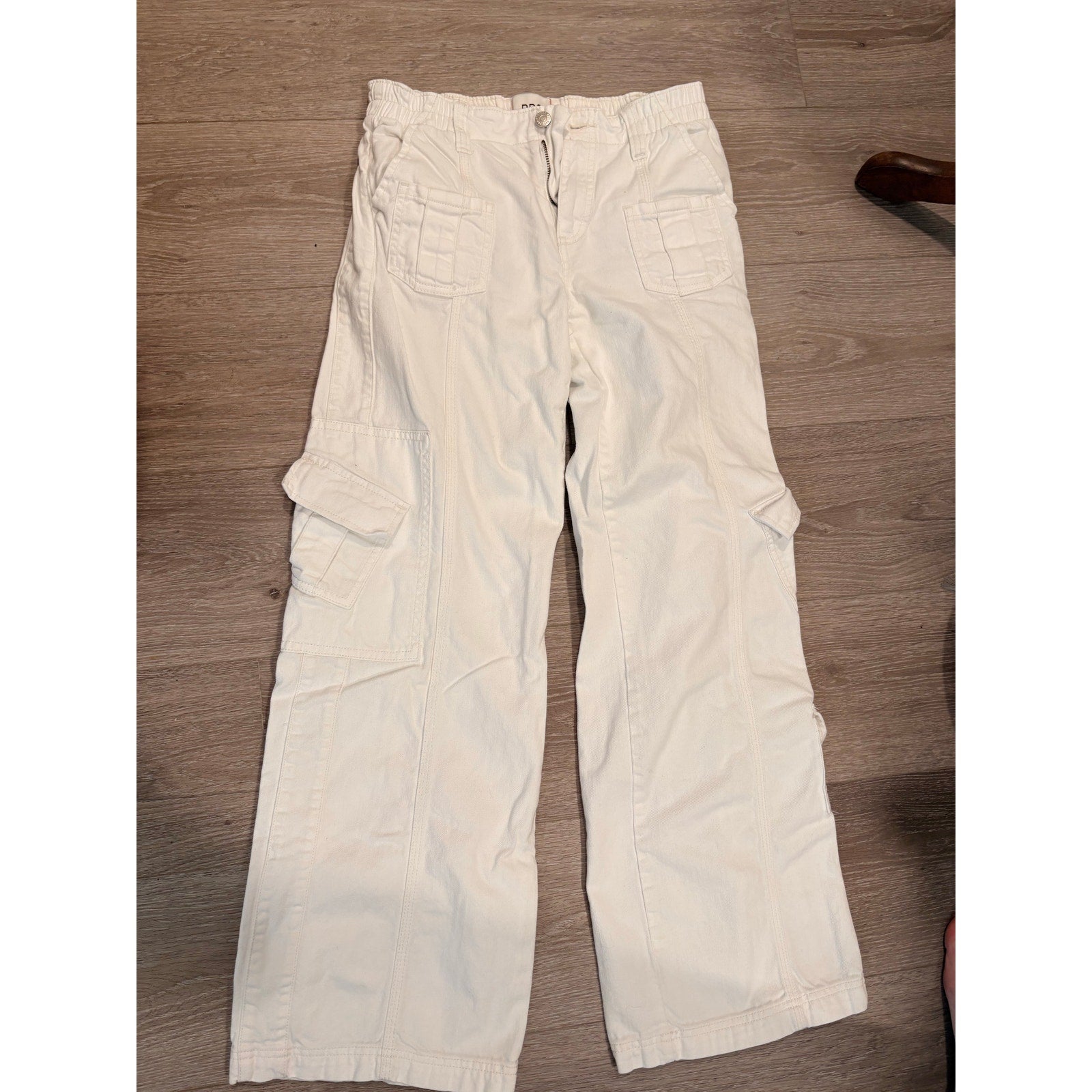 BDG White Cargo Pants – Y2K Wide Leg Utility Pants by Urban Outfitters