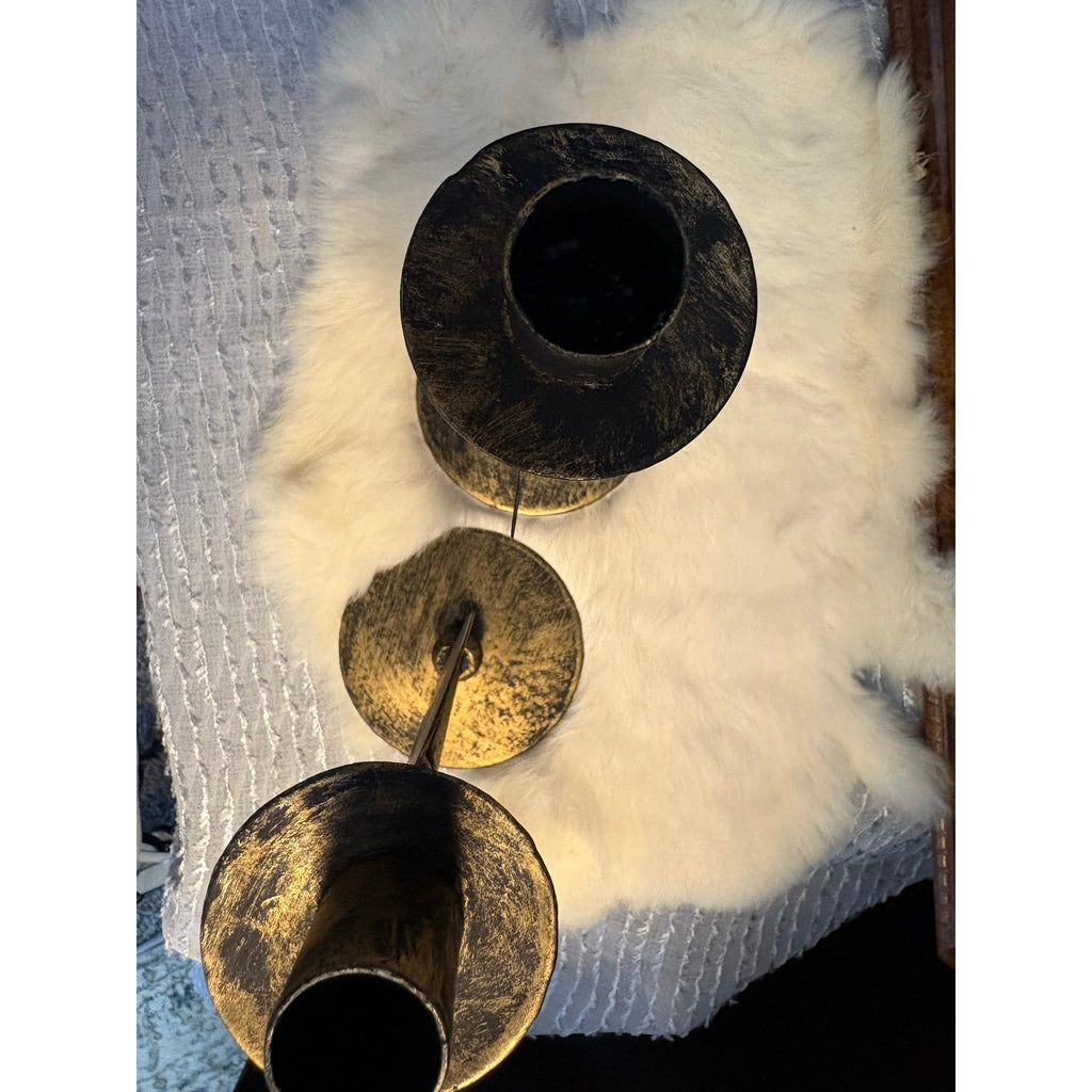 The Moonlit Reverie Candle Holders - Set of 2, Vintage