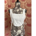 The Summer Reverie Lace-Up Crop Top