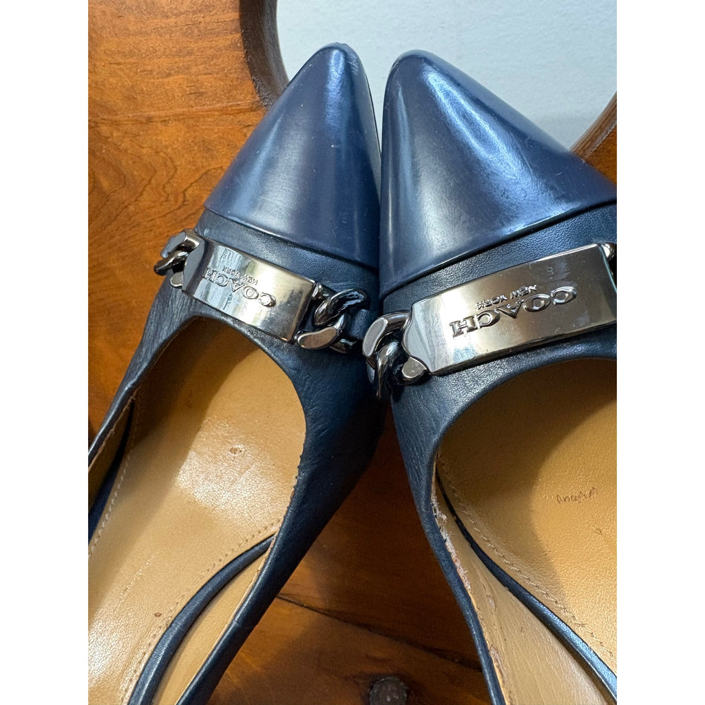 The Midnight Bowery Kitten Heels by Coach, Vintage