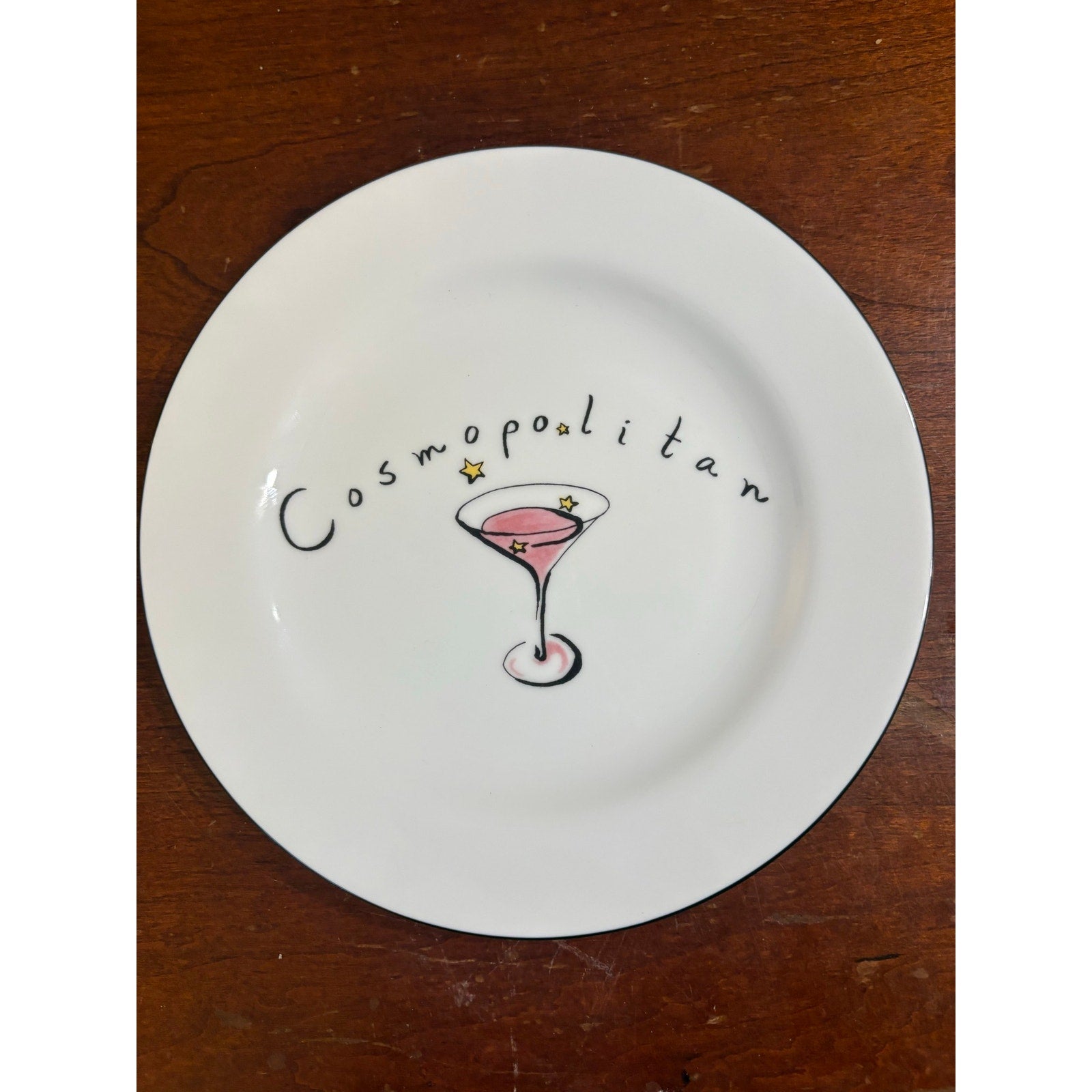 The Cocktail Hour Pottery Barn Plate Set
