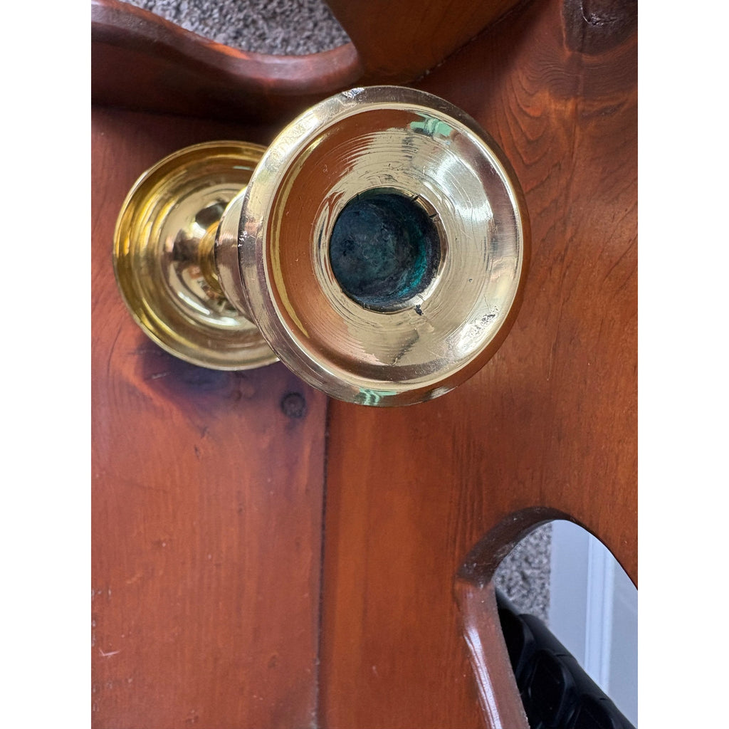 The Golden Heirloom Brass Tulip Candlestick