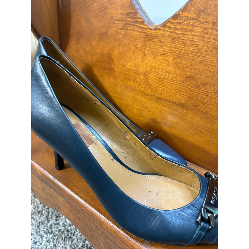 The Midnight Bowery Kitten Heels by Coach, Vintage