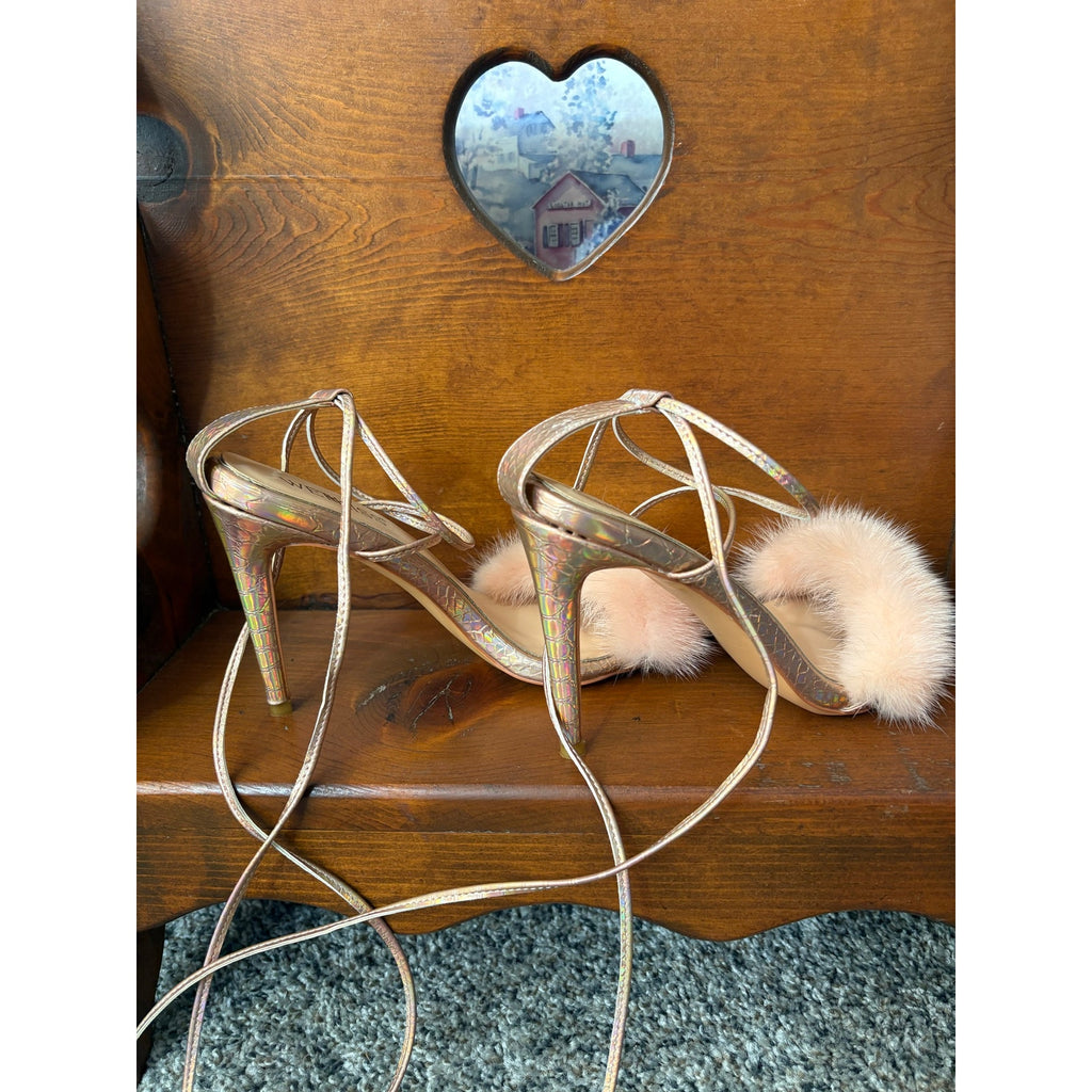 The Elle Woods Lace-Up Stiletto Heels by Wet Kiss