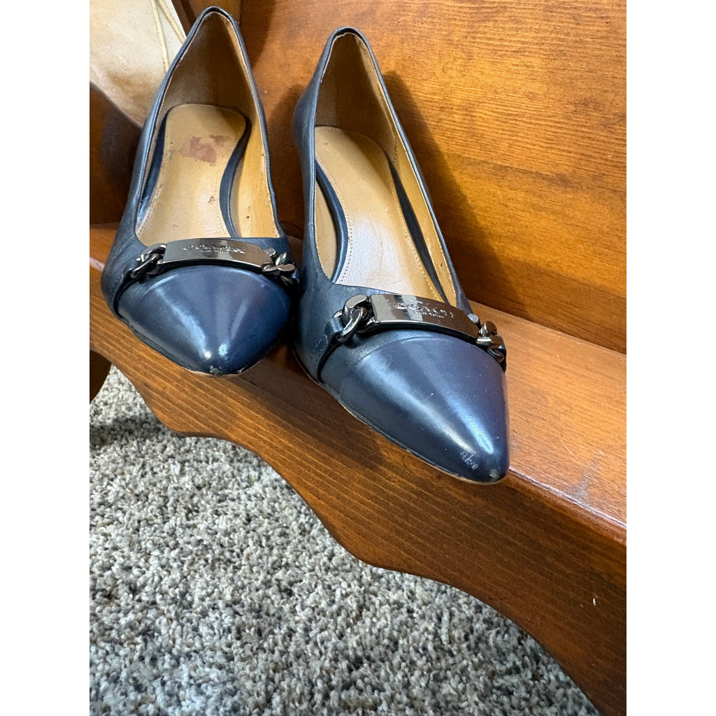 The Midnight Bowery Kitten Heels by Coach, Vintage