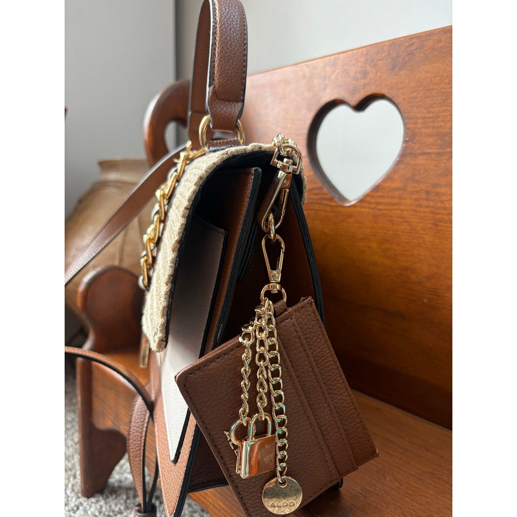 The Coastal Woven Satchel by Aldo