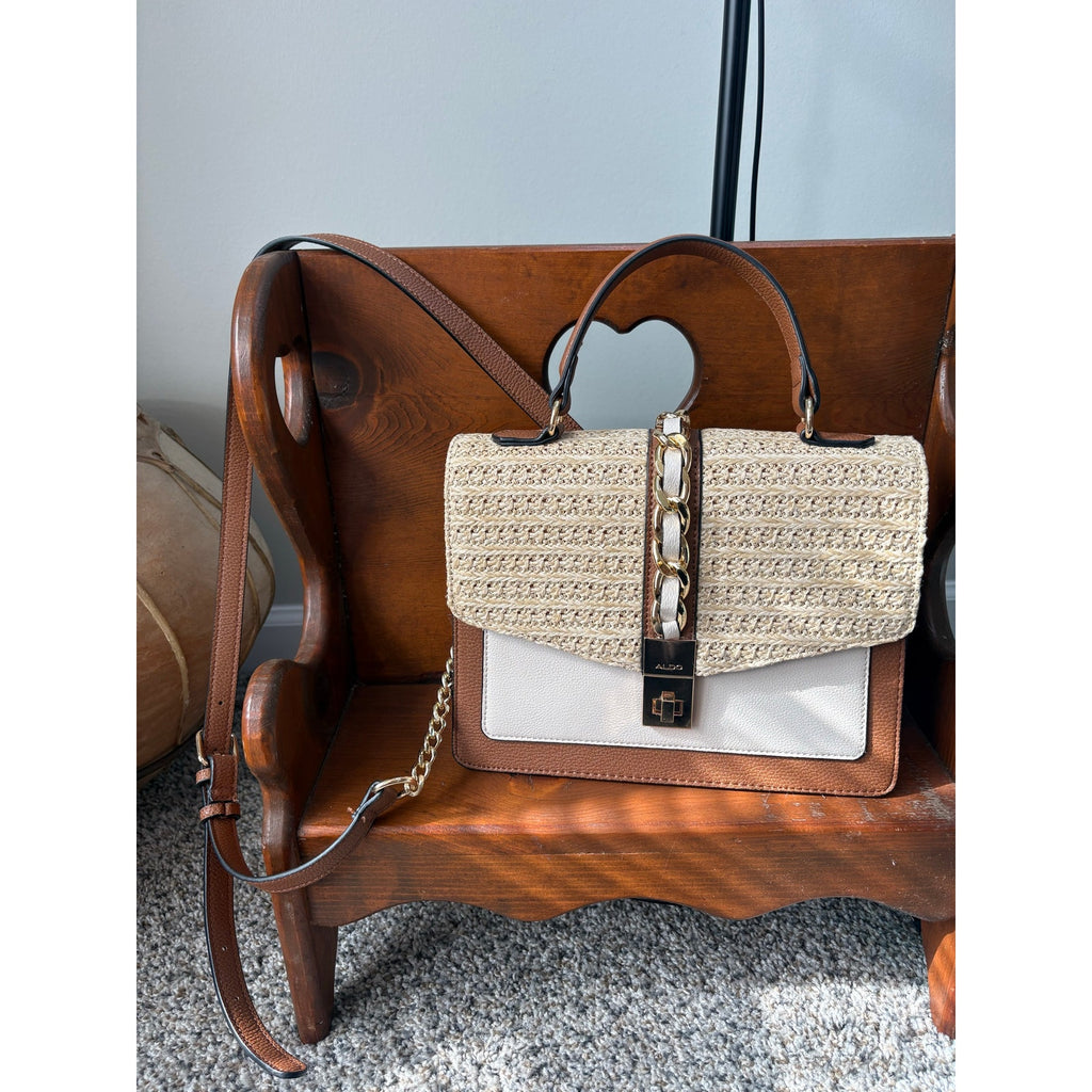 The Coastal Woven Satchel by Aldo