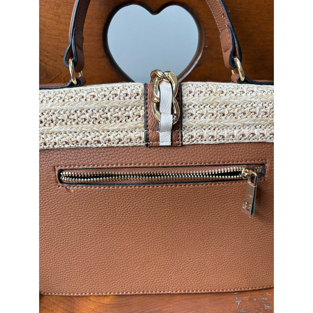 The Coastal Woven Satchel by Aldo