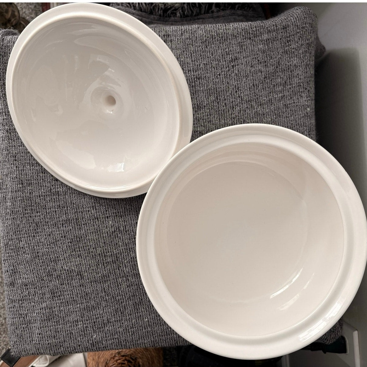 The White Filigree Casserole Dish