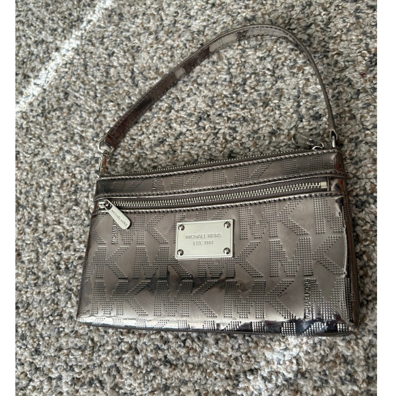The City Lights Metallic Wristlet by Michael Kors